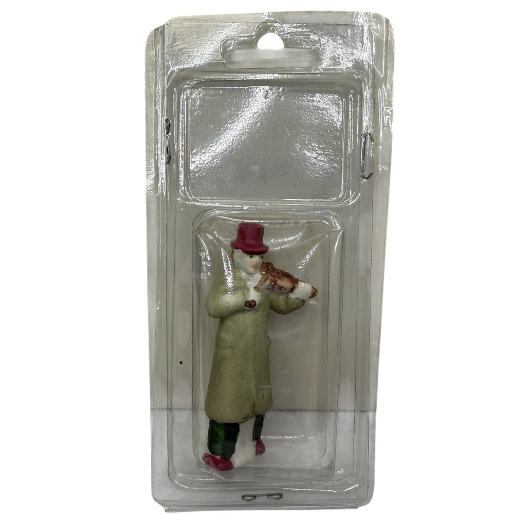 Vintage Style Fiddler Violin Player Figurine Christmas Village Decor New in Pack
